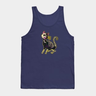 Bewitched Graveyard Cat Tank Top